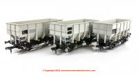 ACC1019-HUO-U Accurascale British Railways 24.5-ton HOP24 / HUO Coal Hopper Wagon - Three wagon multi-pack - Grey TOPS Pack U